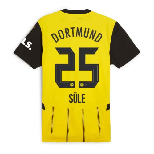 Moški Nogometni dresi Borussia Dortmund Niklas Sule #25 Domači 2024-25 Kratek Rokav